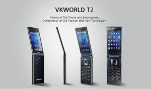 VKWORLD T2 – 4.02 Zoll Klapphandy mit Android 5.1, MTK6580 Quad Core 1.3GHz und 8MP Kamera