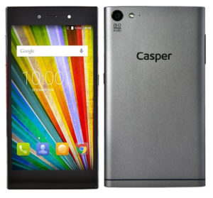 CASPER VIA V9 5.0 Zoll LTE HD Smartphone mit Android 5.1, MTK6752 Octa Core 1.5GHz, 2GB RAM, 16GB Speicher, 13MP+5MP Kameras, 2.450mAh Akku