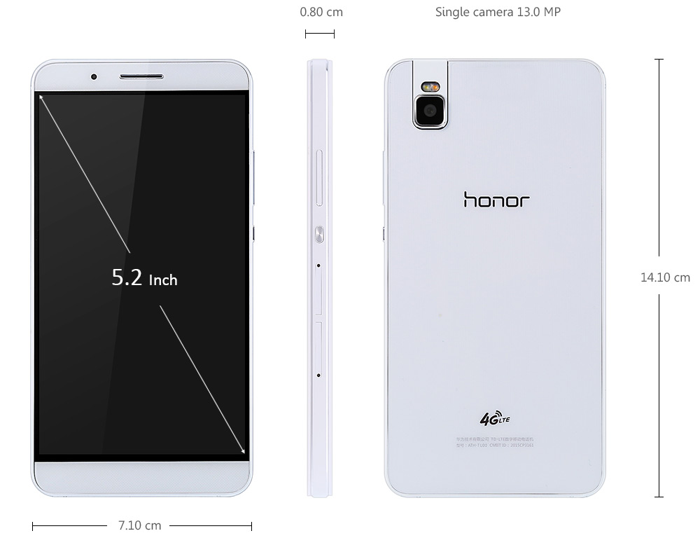 HUAWEI Honor 7i , Antutu, Snapdragon 616 Octa Core, Chinahandy, Handy Smartphone China Test