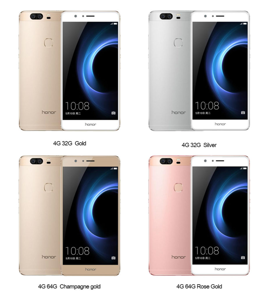 Huawei Honor V8, 5.7 2560x 1440 2K Display, Android 6.0, Kirin 950 Octa Core , Antutu