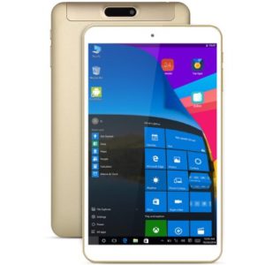 ONDA V80 Plus – 8.0 Zoll WUXGA Dual Boot Tablet PC mit Android 5.1 & Windows 10, Intel Atom Z8300/X5-Z8350 Quad Core 1.44GHz, 2GB RAM, 32GB Speicher, 2MP & 2MP Kameras, 4.200mAh Akku