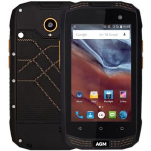 AGM A2 Rio – 4.0 Zoll LTE WVGA Outdoor Smartphone mit Android 5.1, Snapdragon 210 Quad Core 1.1GHz, 2GB RAM, 16GB Speicher, 8MP+2MP Kameras, 2.600mAh Akku