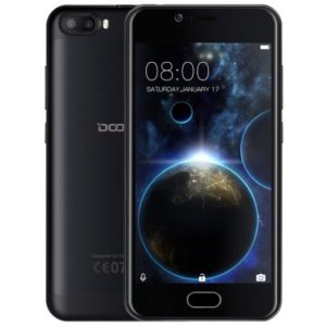 DOOGEE Shoot 2 – 5.0 Zoll 3G HD Smartphone mit Android 7.0, MTK6580 Quad Core 1.3GHz, 2GB RAM, 16GB Speicher, Dual 5MP+5MP & 5MP Kameras, 3.360mAh Akku