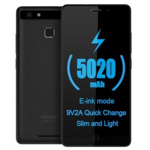VERNEE Thor E – 5.0 Zoll LTE HD Smartphone mit Android 7.0, MTK6753 Octa Core 1.3GHz, 3GB RAM, 16GB Speicher, 8MP & 2MP Kameras, 5.020mAh Akku