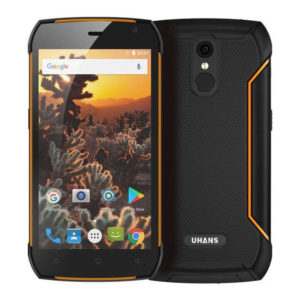 UHANS K5000 – 5.0 Zoll LTE HD Outdoor Smartphone mit Android 7.0, MTK6753 Octa Core 1.3GHz, 3GB RAM, 32GB Speicher, 13MP & 8MP Kameras, 5.000mAh Akku