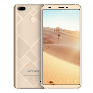 BLACKVIEW S6 – 5.7 Zoll LTE HD+ Phablet mit Android 7.0, MTK6737 Quad Core 1.3GHz, 2GB RAM, 16GB Speicher, Dual 8MP+0.3MP & 2MP Kameras, 4.180mAh Akku