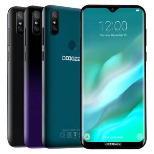 DOOGEE Y8 – 6.1 Zoll LTE HD- Phablet mit Android 9.0, MTK6739 Quad Core 1.3GHz, 3GB RAM, 16GB Speicher, Dual 8MP+5MP & 8MP Kameras, 3.400mAh Akku