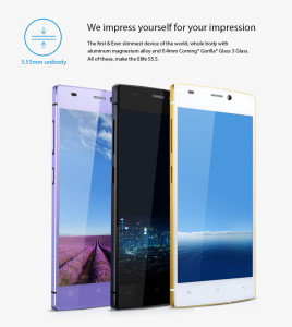 Gionee Elife S5.5 – nur 5,5 Millimeter dünn, Full HD und sehr preiswert!