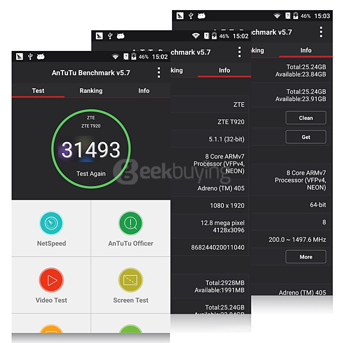 ZTE Blade S7, Antutu Benchmark, Benchmarks, Geekbench, Preis PayPal Zoll