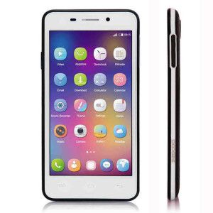 DOOGEE LEO DG280 – 4.5 Zoll 3G FWVGA Smartphone mit Android 5.0, MTK6582 Quad Core 1.3GHz,  1GB RAM, 8GB Speicher, 5MP & 1,3MP Kameras, 1.800mAh Akku