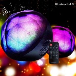 HiFi Farbenfroher LED Ball Bluetooth 4.0 Lautsprecher mit 3.5mm Line-In