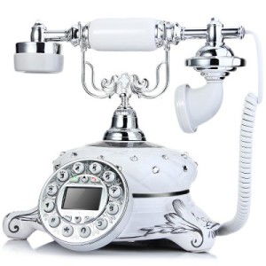 LD Maria Retro Keramik Telefon als Bluetooth Freisprecheinrichtung für alle Smartphones