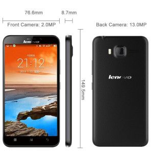 LENOVO A916 5.5 Zoll LTE HD Phablet mit Android 4.4, MTK6592 1.4 GHz Octa-core, 1GB RAM, 8GB Speicher, 13MP+2MP Kameras, 2.500mAh Akku