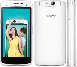 Oppo N1 Mini N5117 5.0 Zoll LTE HD Smartphone mit Android 4.3, Qualcomm Snapdragon MSM8928 Quad Core 1.6GHz, 2GB RAM, 16GB Speicher, 13MP drehbare Kamera, 2.140mAh Akku