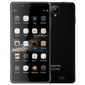 OUKITEL K4000 Pro 5.0 Zoll LTE HD Smartphone mit Android 5.1, MTK6735 Quad Core 1.0GHz, 2GB RAM, 16GB Speicher, 13MP+5MP Kameras,  4.600mAh Akku