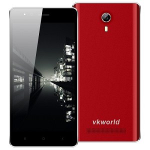 VKworld F1 4.5 Zoll 3G WVGA Smartphone mit Android 5.1, MTK6580 Quad Core 1.3GHz, 1GB RAM, 8GB Speicher, 5MP+2MP Kameras, 1.850mAh Akku