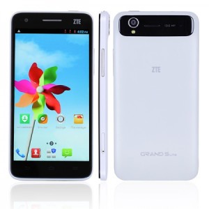 ZTE Grand S Lite S118 5.0 Zoll FullHD 3G Smartphone mit Android 4.2, MTK6589T Quad Core 1.5GHz, 2GB RAM, 16GB Speicher, 13MP+2MP Kameras, 1.820mAh Akku